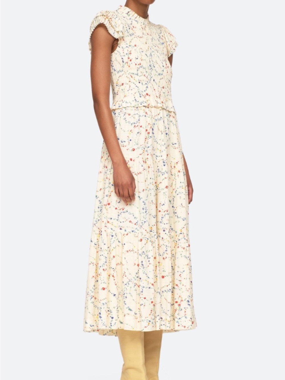 Sea New York Cream Floral Maxi Dress - Picture 6 of 6